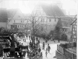 Viehmarkt auf dem Rathausplatz